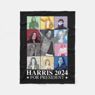 Kamala Harris 2024 Mevrouw President Verkiezing De Fleece Deken