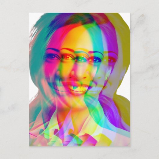 Kamala Harris 2024 mijn president is een zwart en  Briefkaart (Voorkant)