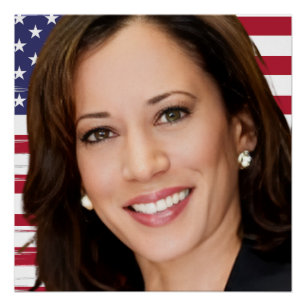 Kamala Harris 2024 mijn president is een zwart en Perfect Poster