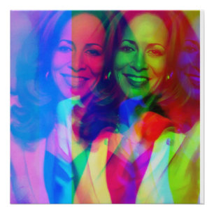 Kamala Harris 2024 mijn president is een zwart en  Perfect Poster