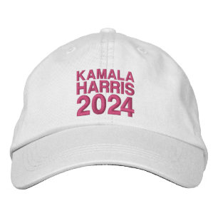 Kamala Harris 2024 moderne roze typografie Geborduurde Pet