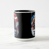 Kamala Harris 2024 niet teruggaan Graphic Art Cof Mok (Midden)