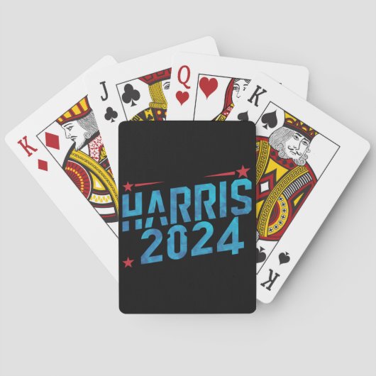  Kamala Harris 2024 Pokerkaarten (Achterkant)