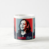 Kamala Harris 2024 Pop Kunst Triptiek Koffiemok (Center)