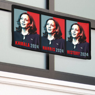Kamala Harris 2024 Pop Kunstgeschiedenis Outdoor Spandoek