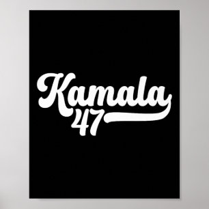 Kamala Harris 2024 President 47 USA America 2024 E Poster