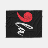 Kamala Harris 2024 President Comma La Dames Pock Fleece Deken (Voorkant (Horizontaal))