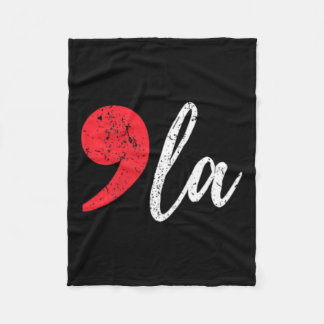 Kamala Harris 2024 President Comma La Dames Pock Fleece Deken