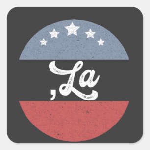 Kamala Harris 2024 President Comma La Funny Vierkante Sticker