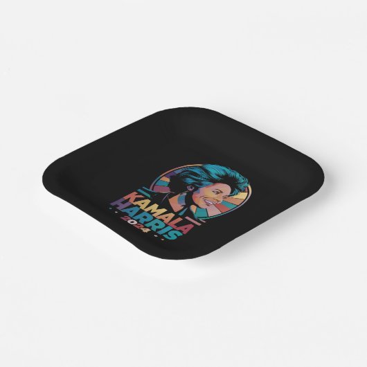 Kamala Harris 2024 President Kamala Papieren Bordje (Gebogen)