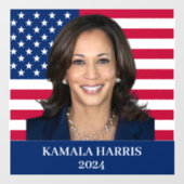 Kamala Harris 2024 Raamsticker (Vel)