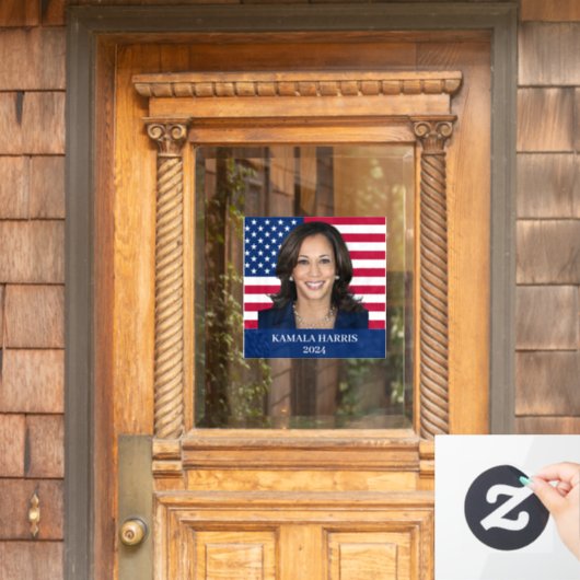 Kamala Harris 2024 Raamsticker (Huis Deur)
