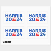 Kamala Harris 2024 Rechthoekige Sticker (Vel)