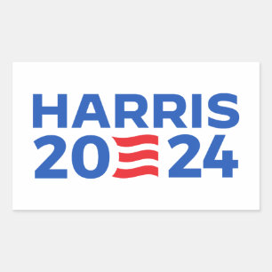 Kamala Harris 2024 Rechthoekige Sticker