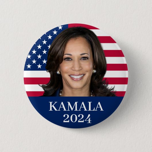 Kamala Harris 2024 Ronde Button 5,7 Cm (Voorkant)