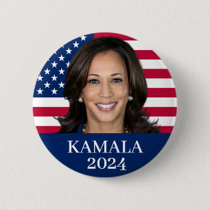 Kamala Harris 2024 Ronde Button 5,7 Cm