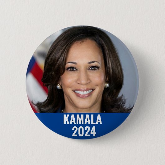 Kamala Harris 2024 Ronde Button 5,7 Cm (Voorkant)