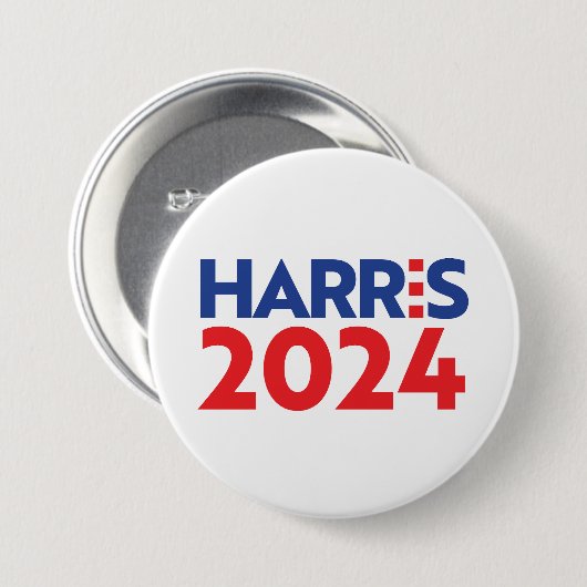 Kamala Harris 2024 Ronde Button 7,6 Cm (Voorkant /achterkant)