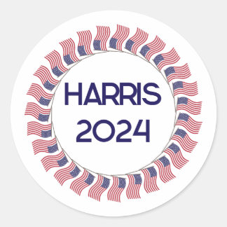 Kamala Harris 2024 Ronde Sticker