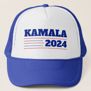 Kamala Harris 2024 Rood en Blauw Trucker Pet
