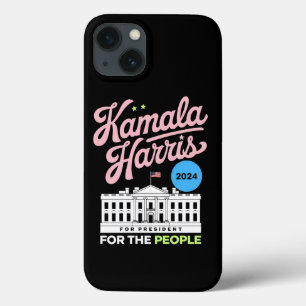 Kamala Harris 2024 Sociaal Democratische Stem Blau iPhone 13 Hoesje