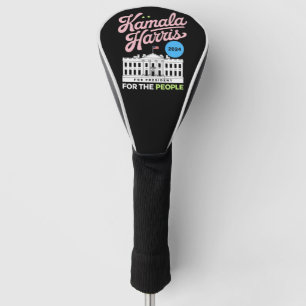 Kamala Harris 2024 Sociaal Democratische Stem Blau Golfheadcover