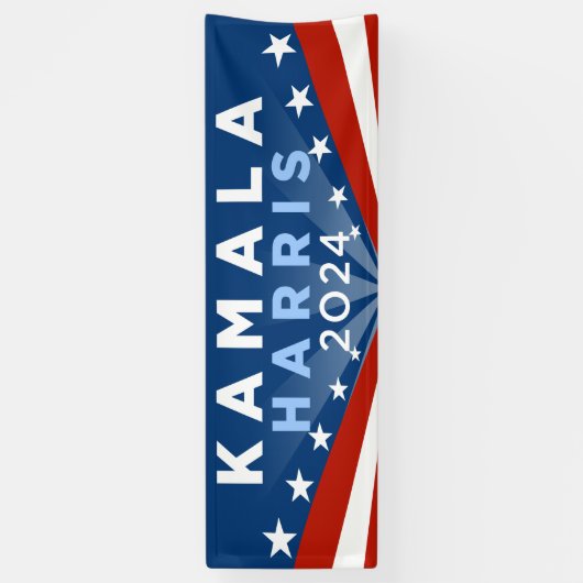Kamala Harris 2024 Spandoek (Verticaal)