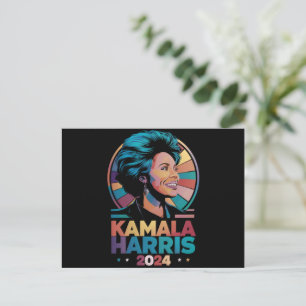 Kamala Harris 2024 Stem President Kamala Verkiezin Briefkaart