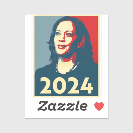 Kamala Harris 2024 Sticker (Vel)