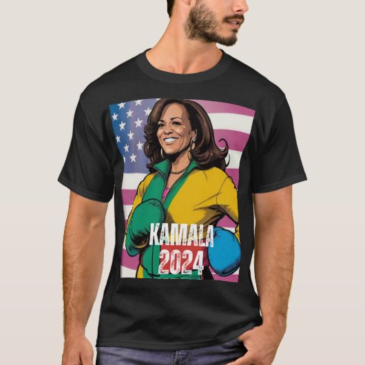 KAMALA HARRIS 2024 T-SHIRT (Voorkant)