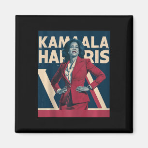Kamala Harris 2024 - Toonaangevend met kracht ontw Magneet