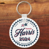 Kamala Harris 2024 | U heeft mijn stem Sleutelhanger (Achterkant)