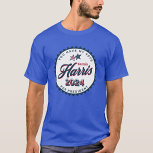 Kamala Harris 2024 U heeft mijn stem T-shirt