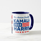 Kamala Harris 2024 Verkiezing Cool Collectible Fot Mok (Voorkant rechts)