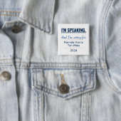 Kamala Harris 2024 verkiezingen Vierkante Button 5,1 Cm (In situ)