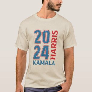 Kamala Harris 2024 Verkiezingsondersteuningsontwer T-shirt