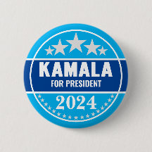 Kamala Harris 2024 voor de Button van Presidenten