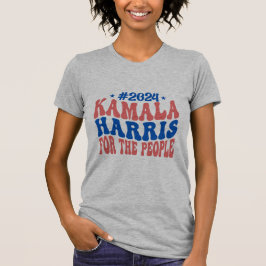Kamala Harris 2024 - Voor de People Retro Campagne T-shirt