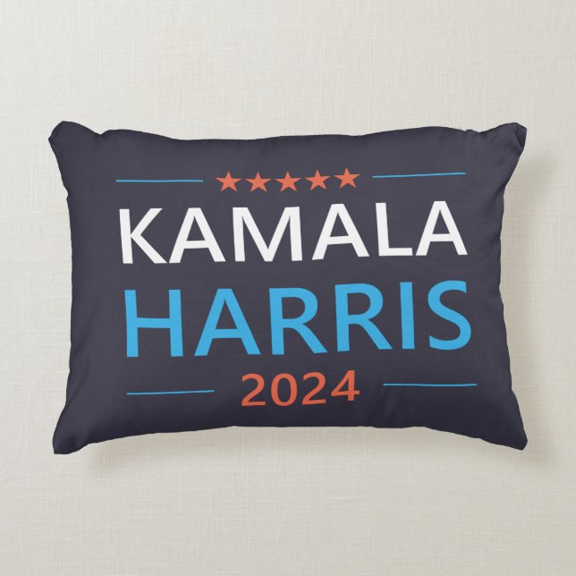 Kamala Harris 2024 voor President Accent Kussen (Voorkant)