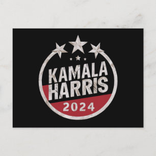 Kamala Harris 2024 voor President Briefkaart