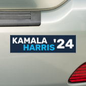 Kamala Harris 2024 voor President Bumpersticker (Op auto)
