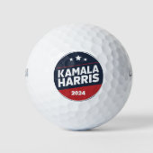 Kamala Harris 2024 voor President Golfballen (Voorkant)