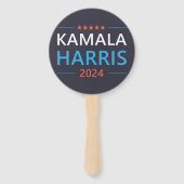 Kamala Harris 2024 voor President Handwaaier (Voorkant)