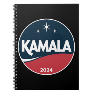Kamala Harris 2024 voor President Notitieboek