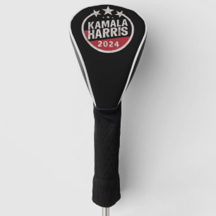 Kamala Harris 2024 Voor President Retro Verkiezing Golfheadcover