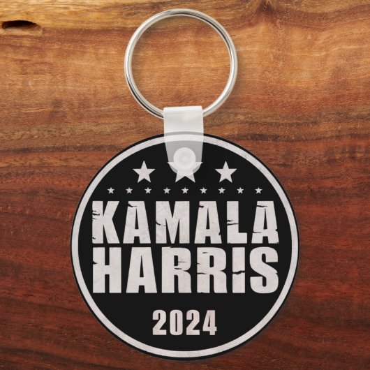 Kamala Harris 2024 voor President Sleutelhanger (Voorkant)