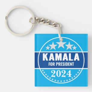 Kamala Harris 2024 voor President Sleutelhanger