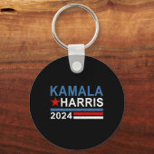 Kamala Harris 2024 voor President Sleutelhanger (Voorkant)
