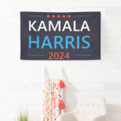 Kamala Harris 2024 voor President Spandoek (Insitu)
