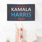 Kamala Harris 2024 voor President Spandoek (Insitu)
